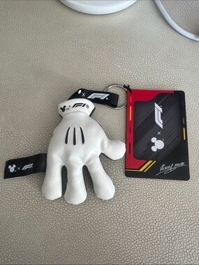 Disney X F1 bag charm NWT